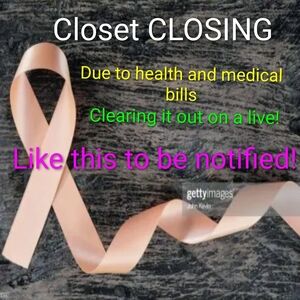 Closet CLOSING Live Show Notice
